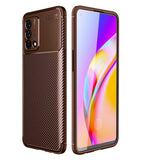 Oppo A74 4G Kılıf Zore Negro Silikon Kapak Kahverengi