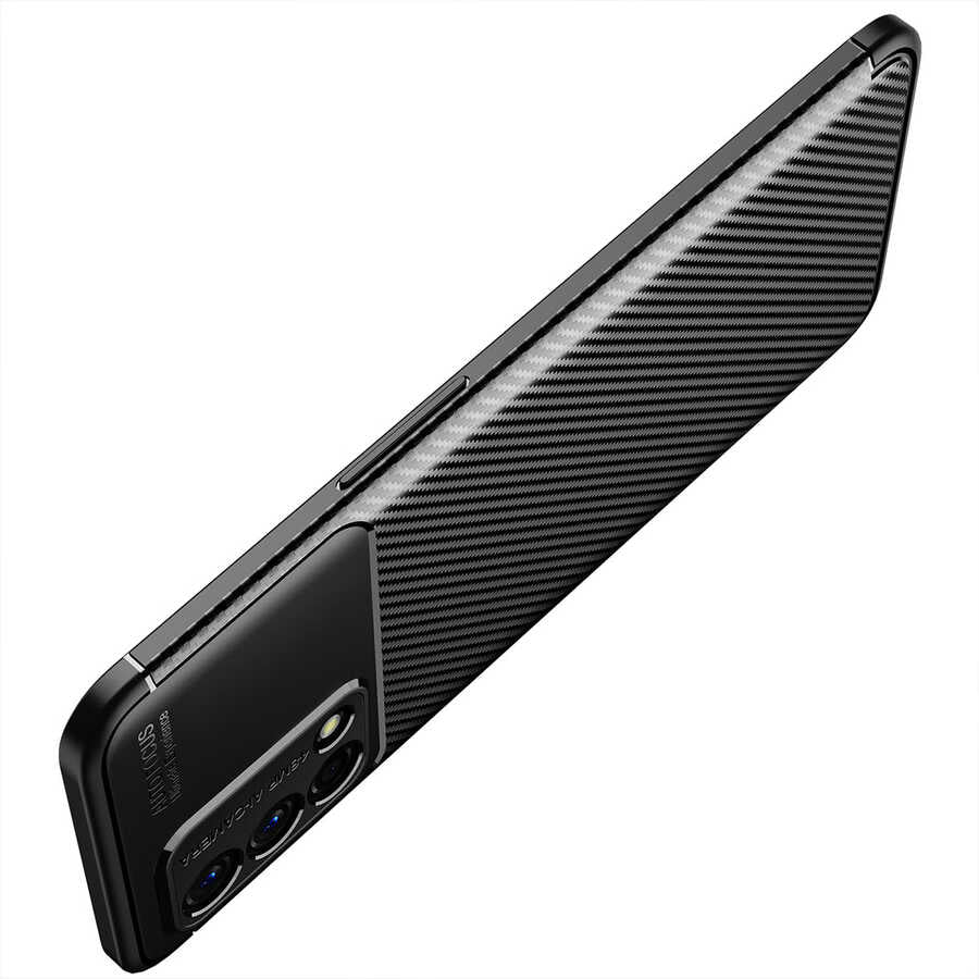 Oppo A74 4G Kılıf Zore Negro Silikon Kapak Kahverengi