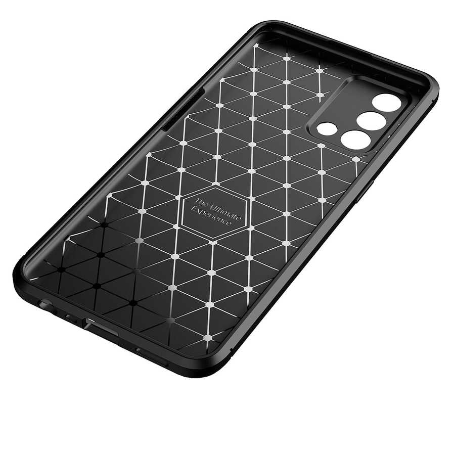 Oppo A74 4G Kılıf Zore Negro Silikon Kapak Siyah
