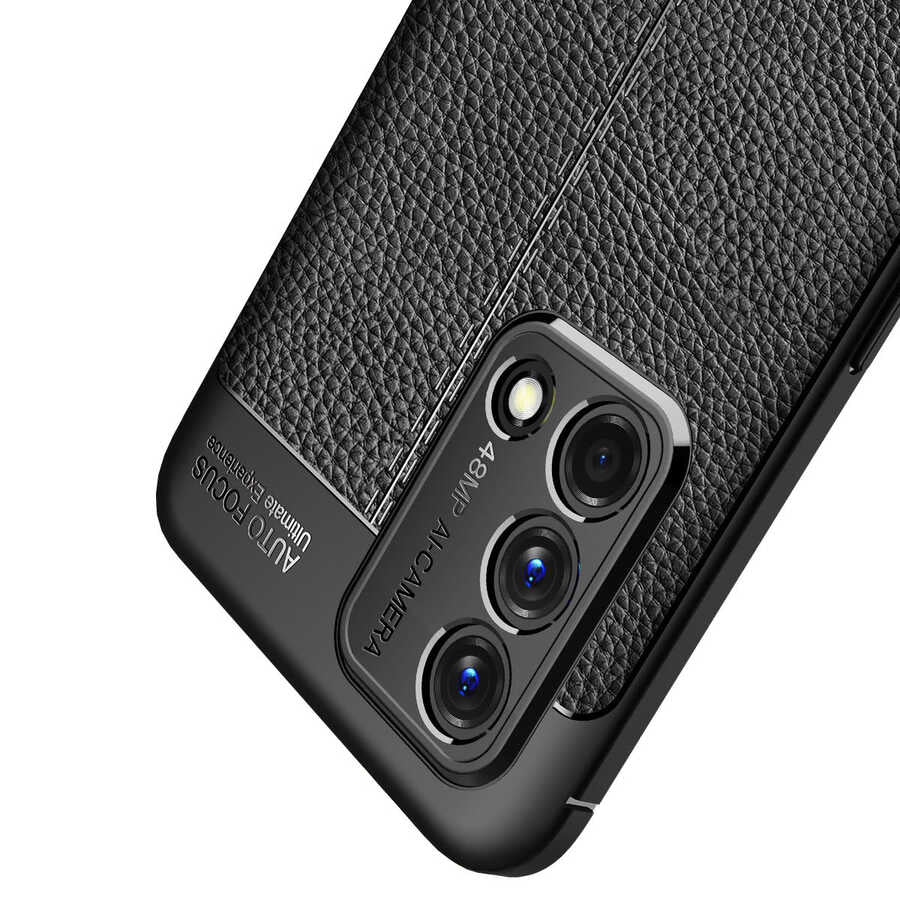 Oppo A74 4G Kılıf Zore Niss Silikon Kapak Siyah
