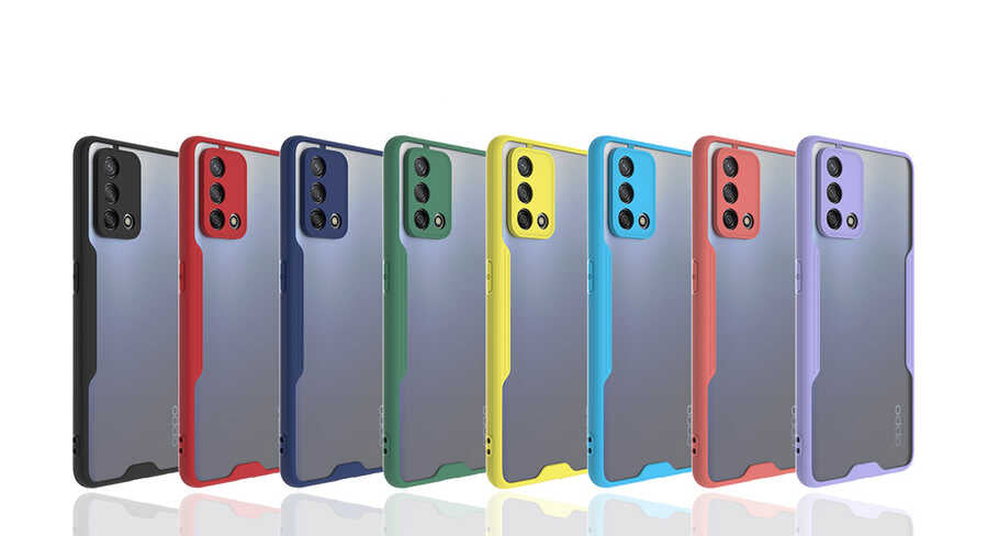 Oppo A74 4G Kılıf Zore Parfe Kapak Koyu Yeşil