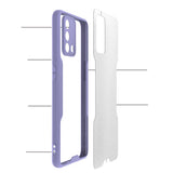 Oppo A74 4G Kılıf Zore Parfe Kapak Mavi