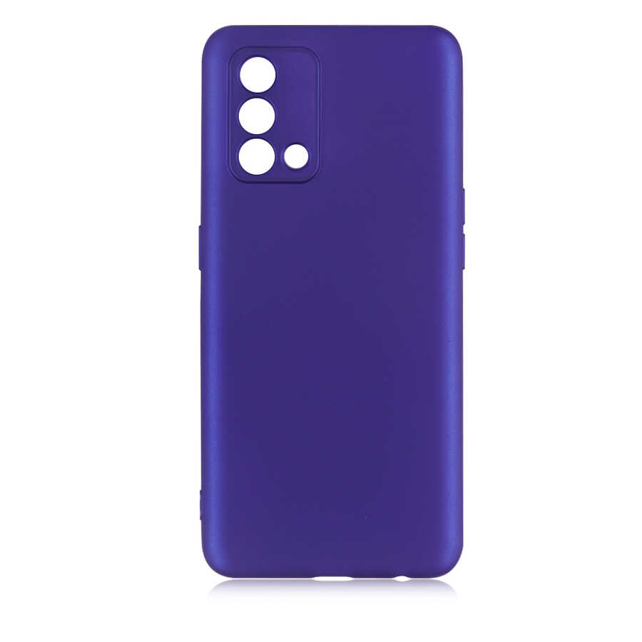 Oppo A74 4G Kılıf Zore Premier Silikon Kapak Mürdüm