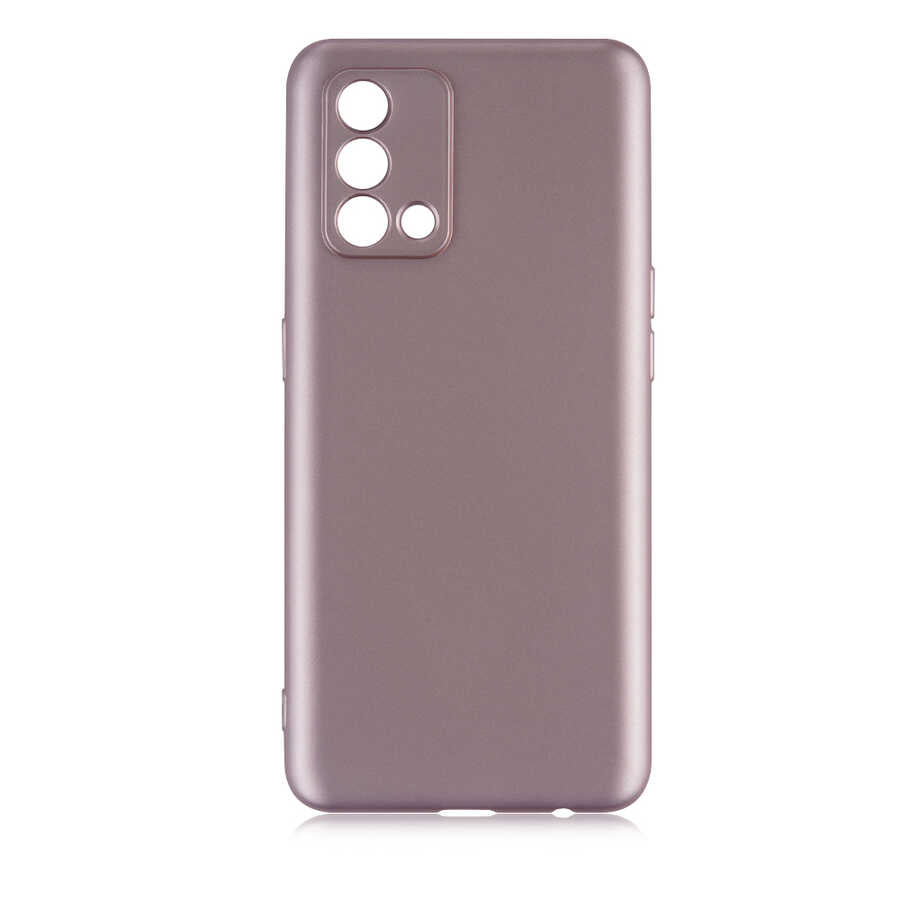 Oppo A74 4G Kılıf Zore Premier Silikon Kapak Rose Gold