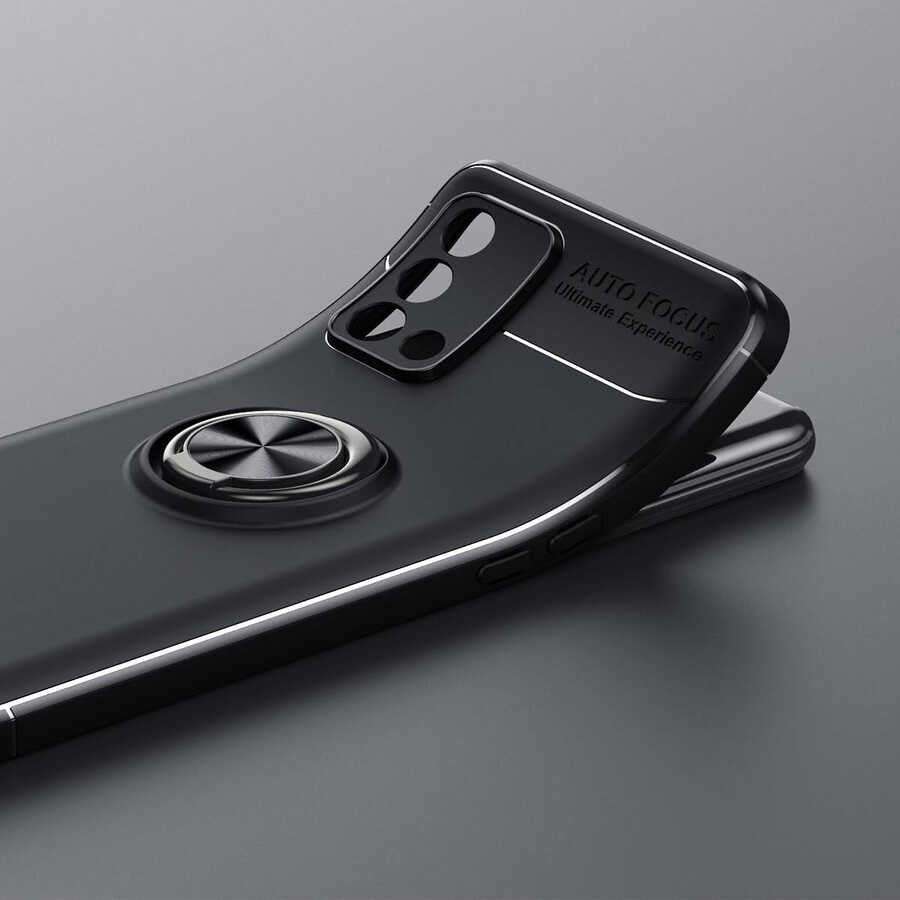 Oppo A74 4G Kılıf Zore Ravel Silikon Kapak Kırmızı
