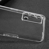 Oppo A74 4G Kılıf Zore Süper Silikon Kapak Renksiz