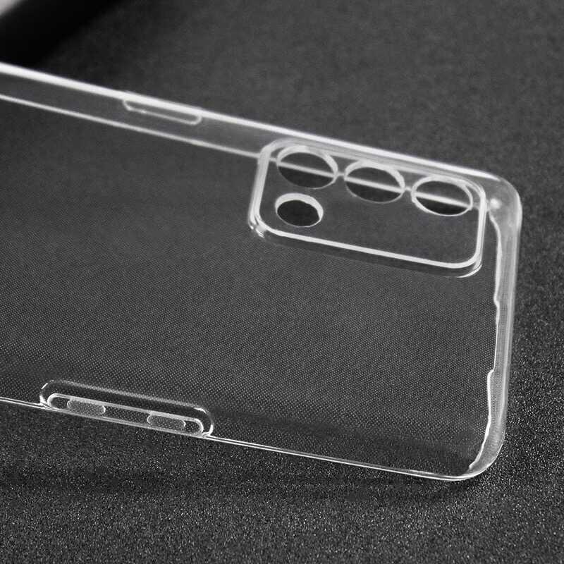 Oppo A74 4G Kılıf Zore Süper Silikon Kapak Renksiz