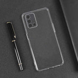 Oppo A74 4G Kılıf Zore Süper Silikon Kapak Renksiz
