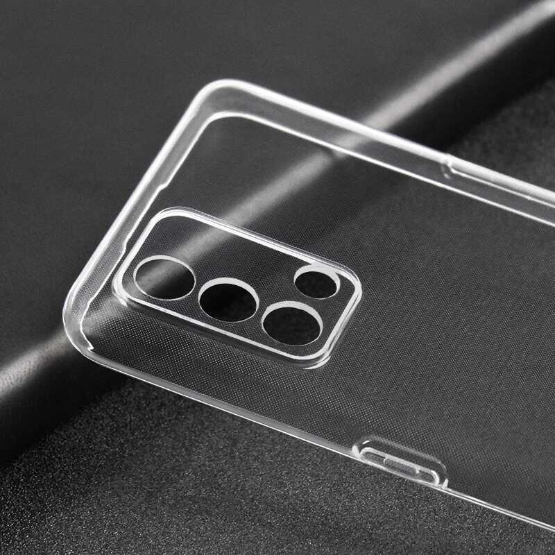 Oppo A74 4G Kılıf Zore Süper Silikon Kapak Renksiz