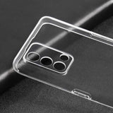 Oppo A74 4G Kılıf Zore Süper Silikon Kapak Renksiz
