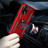 Oppo A74 4G Kılıf Zore Vega Kapak Kırmızı