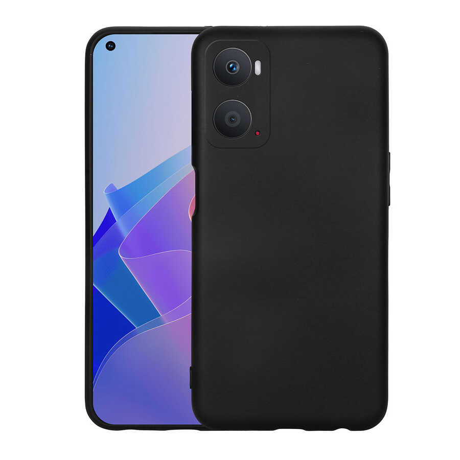 Oppo A76 Kılıf Zore Mara Lansman Kapak Siyah