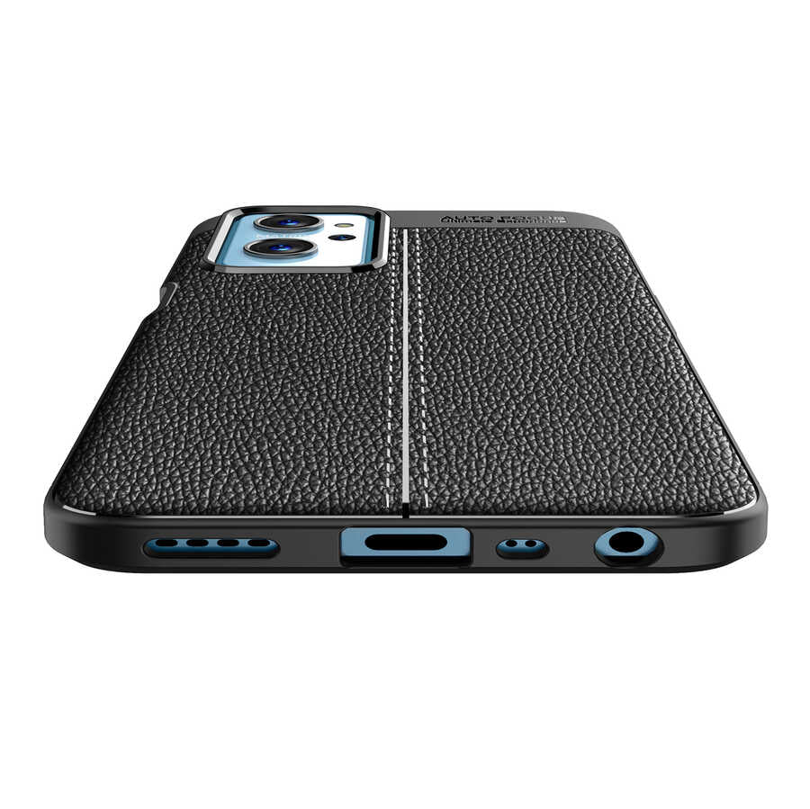 Oppo A76 Kılıf Zore Niss Silikon Kapak Siyah