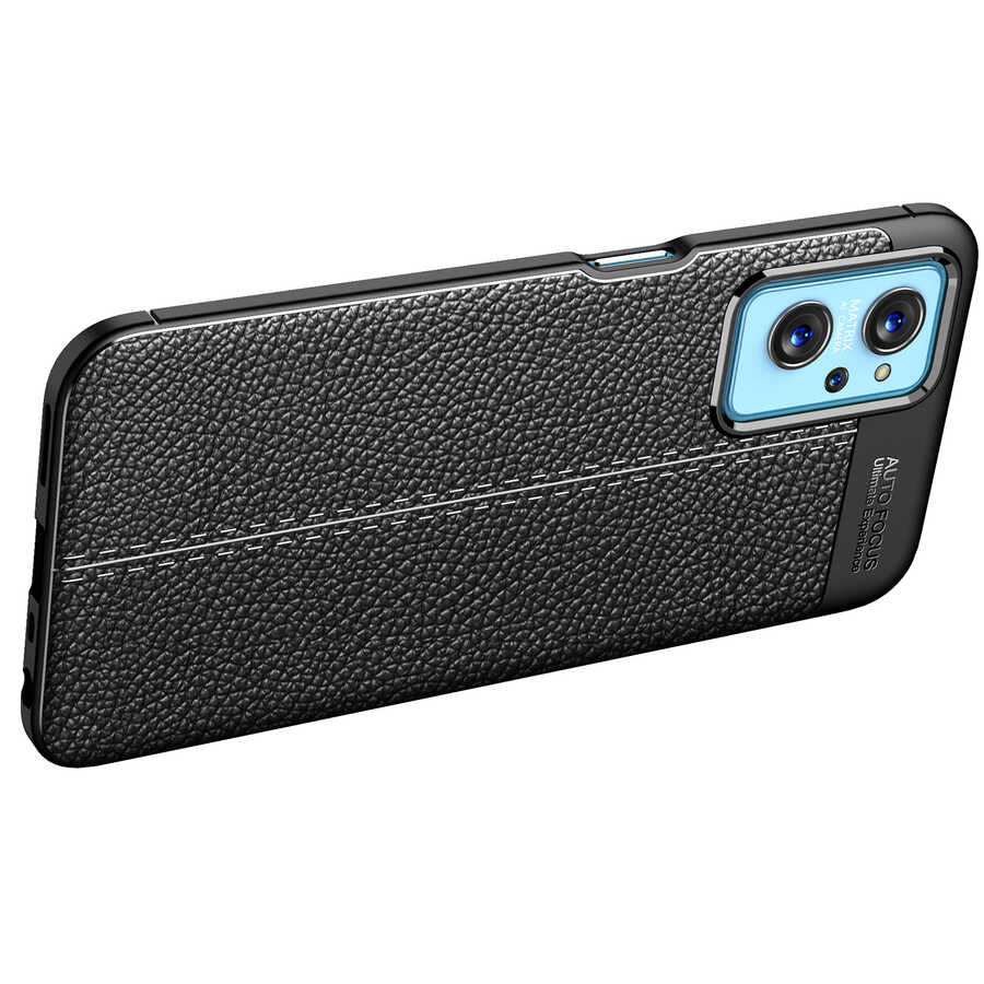 Oppo A76 Kılıf Zore Niss Silikon Kapak Siyah