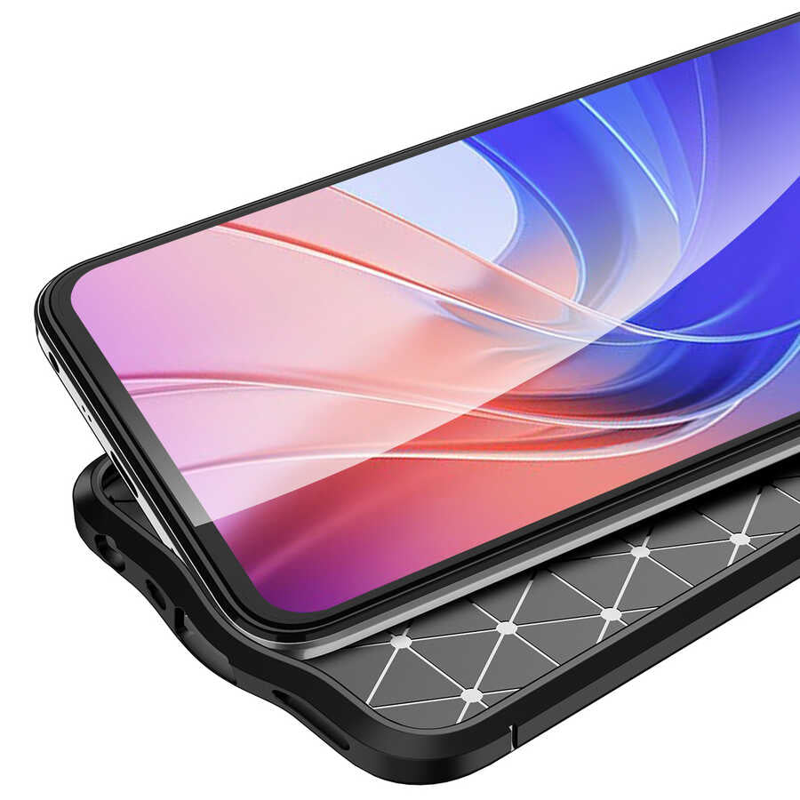 Oppo A76 Kılıf Zore Niss Silikon Kapak Siyah