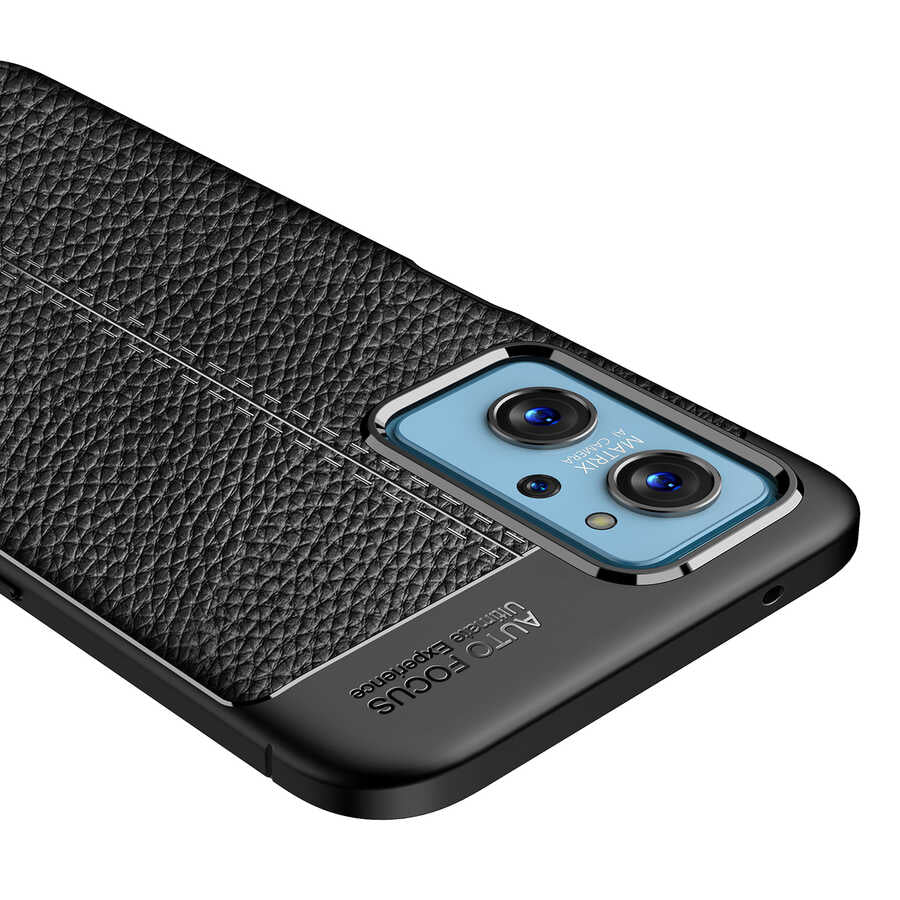 Oppo A76 Kılıf Zore Niss Silikon Kapak Siyah
