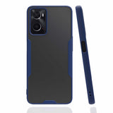 Oppo A76 Kılıf Zore Parfe Kapak Lacivert