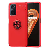 Oppo A76 Kılıf Zore Ravel Silikon Kapak Kırmızı