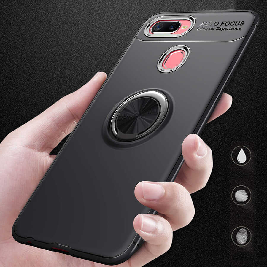 Oppo A7X Kılıf Zore Ravel Silikon Kapak Mavi