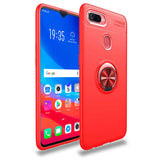 Oppo A7X Kılıf Zore Ravel Silikon Kapak Kırmızı