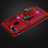 Oppo A7X Kılıf Zore Vega Kapak Siyah