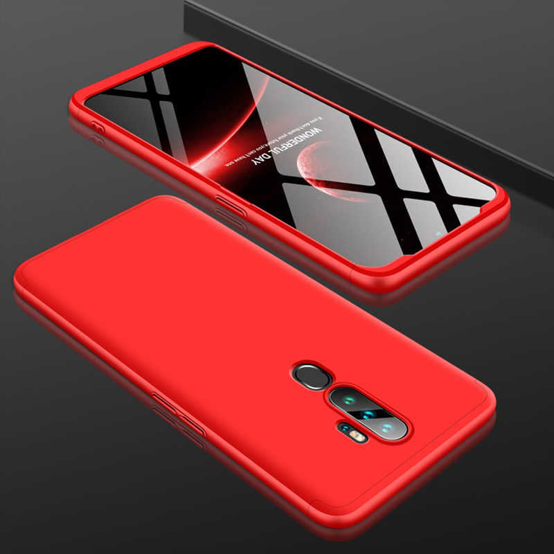 Oppo A9 2020 Kılıf Zore Ays Kapak Kırmızı