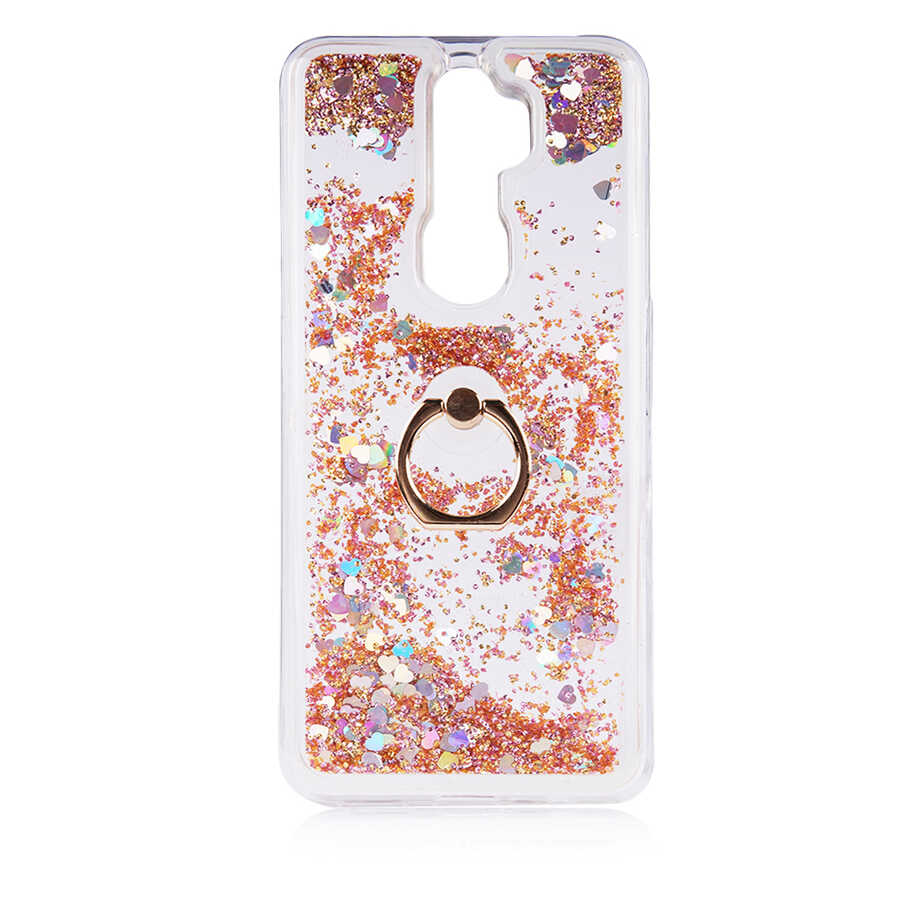 Oppo A9 2020 Kılıf Zore Milce Kapak Gold