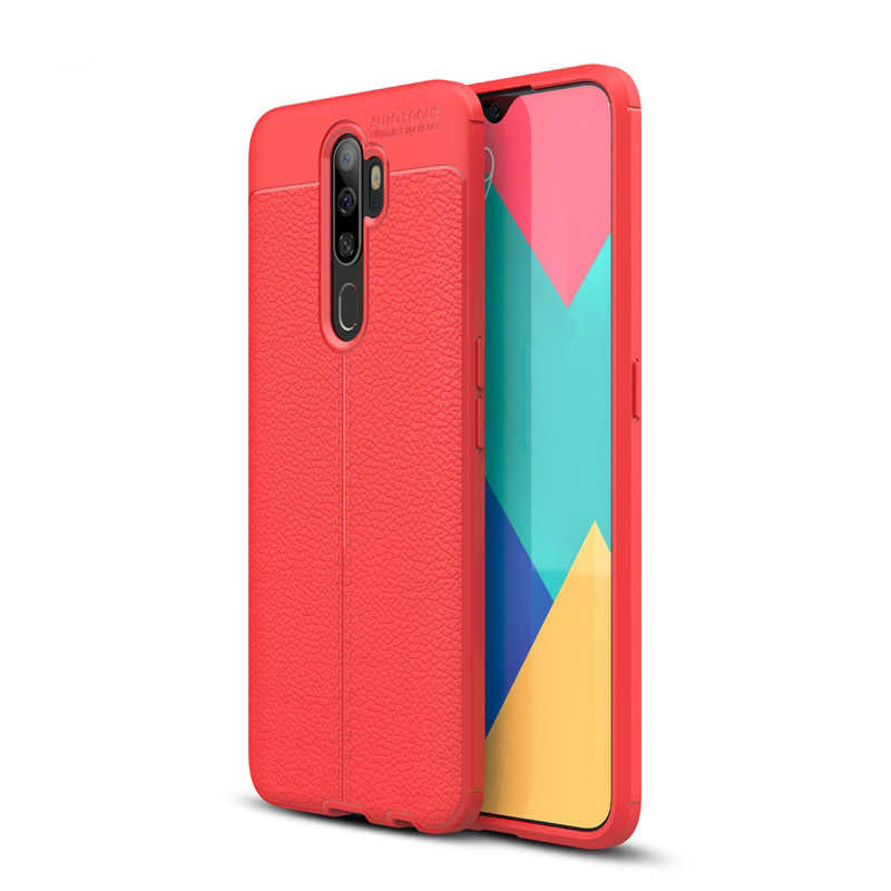 Oppo A9 2020 Kılıf Zore Niss Silikon Kapak Lacivert