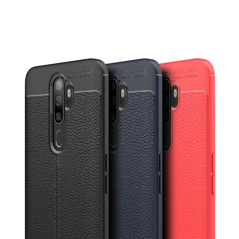 Oppo A9 2020 Kılıf Zore Niss Silikon Kapak Siyah