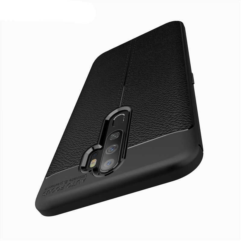 Oppo A9 2020 Kılıf Zore Niss Silikon Kapak Lacivert