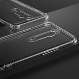 Oppo A9 2020 Kılıf Zore Nitro Anti Shock Silikon Renksiz