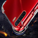 Oppo A91 Kılıf Zore Nitro Anti Shock Silikon Renksiz