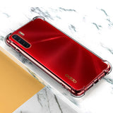 Oppo A91 Kılıf Zore Nitro Anti Shock Silikon Renksiz