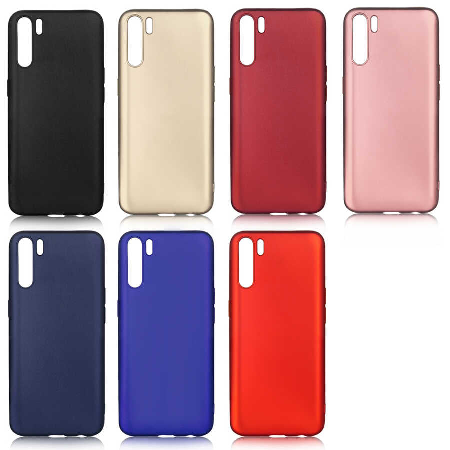 Oppo A91 Kılıf Zore Premier Silikon Kapak Siyah
