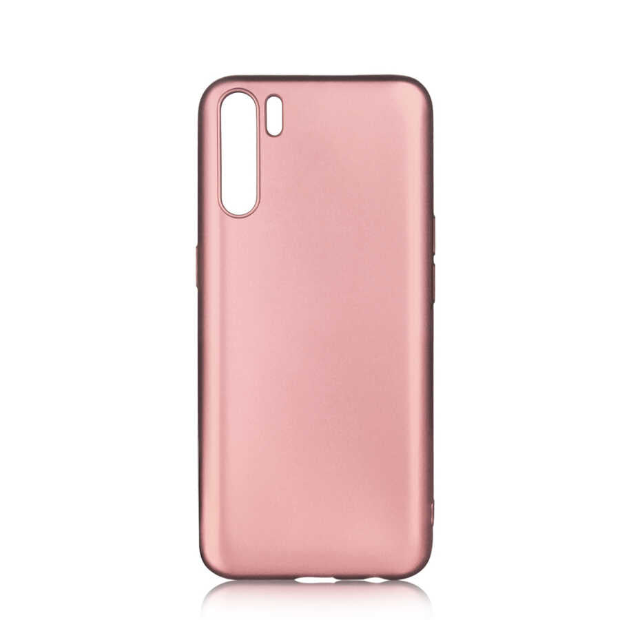 Oppo A91 Kılıf Zore Premier Silikon Kapak Rose Gold