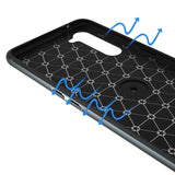 Oppo A91 Kılıf Zore Ravel Silikon Kapak Kırmızı
