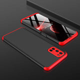 Oppo A92 Kılıf Zore Ays Kapak Siyah-Mavi