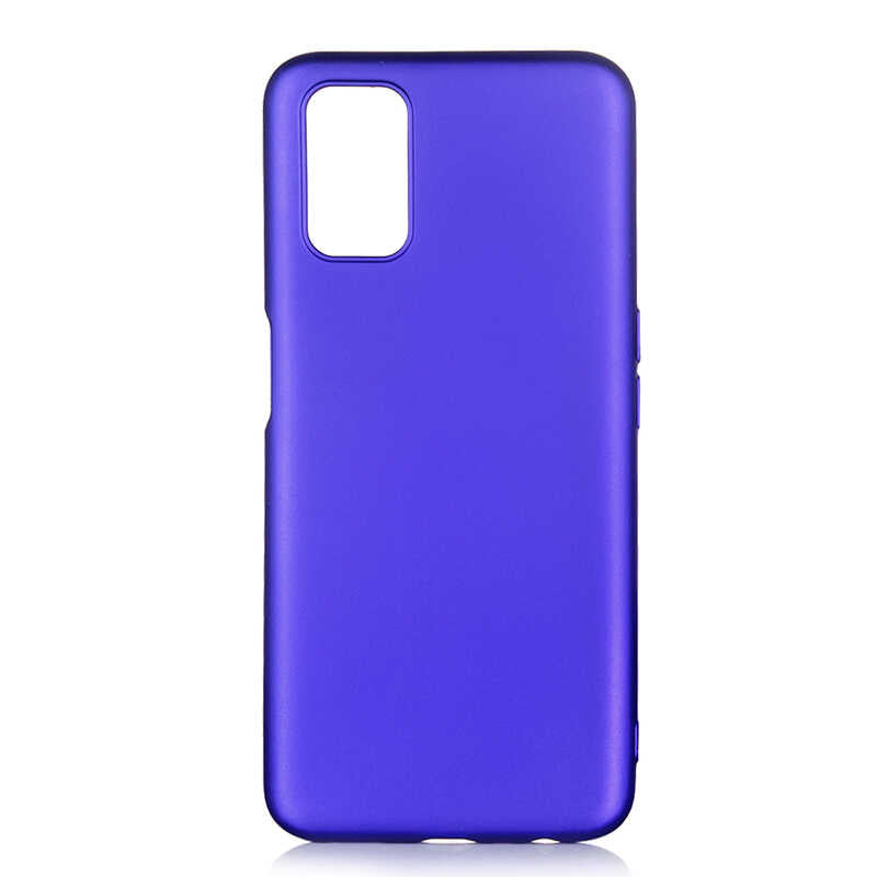 Oppo A92 Kılıf Zore Premier Silikon Kapak Saks Mavi
