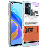 Oppo A96 4G Kılıf Airbag Kenarlı Renkli Desenli Silikon Zore Elegans Kapak NO6
