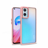 Oppo A96 4G Kılıf Zore Flora Kapak Rose Gold