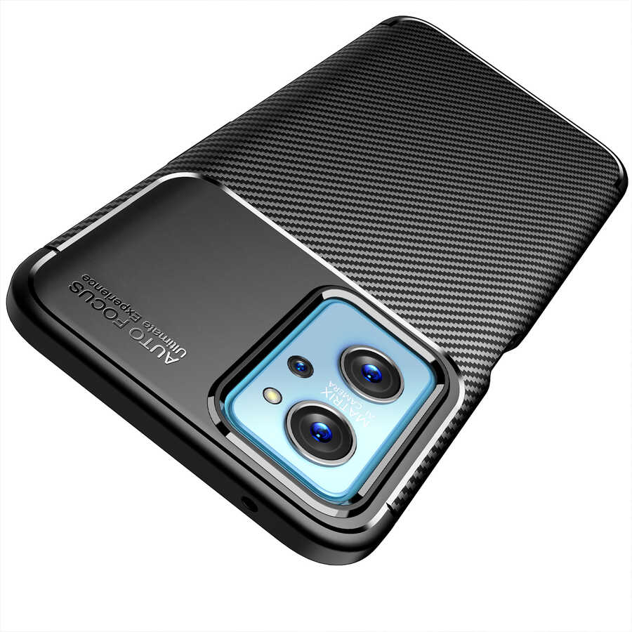 Oppo A96 4G Kılıf Zore Negro Silikon Kapak Lacivert