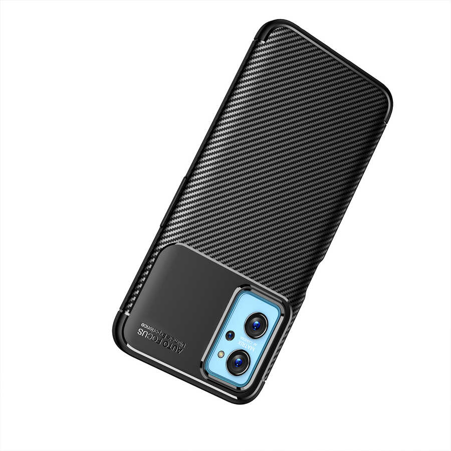 Oppo A96 4G Kılıf Zore Negro Silikon Kapak Siyah