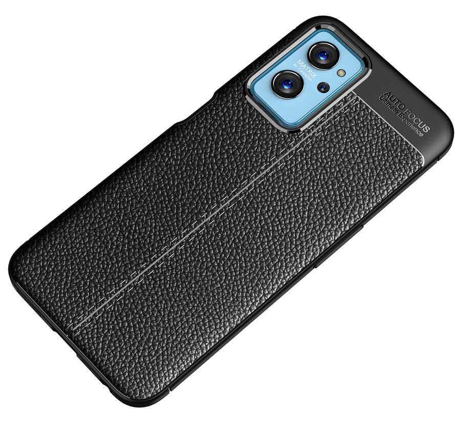 Oppo A96 4G Kılıf Zore Niss Silikon Kapak Siyah