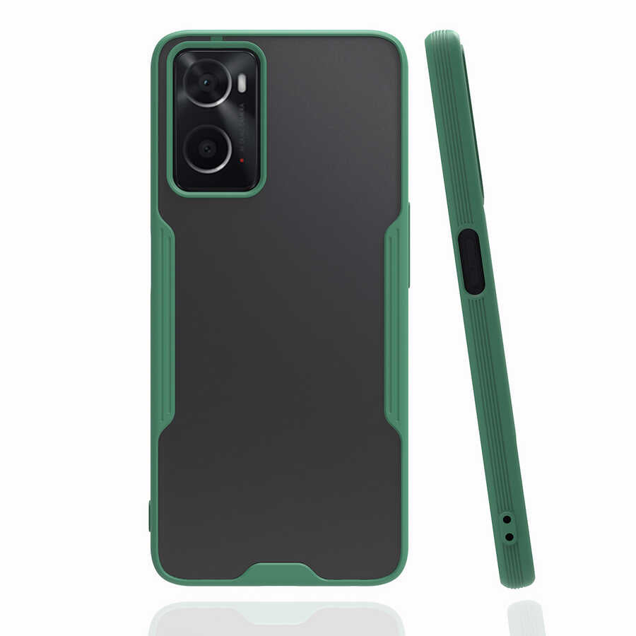 Oppo A96 4G Kılıf Zore Parfe Kapak Sarı
