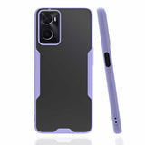 Oppo A96 4G Kılıf Zore Parfe Kapak Mor