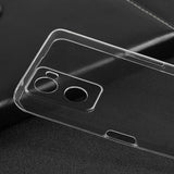 Oppo A96 4G Kılıf Zore Süper Silikon Kapak Renksiz