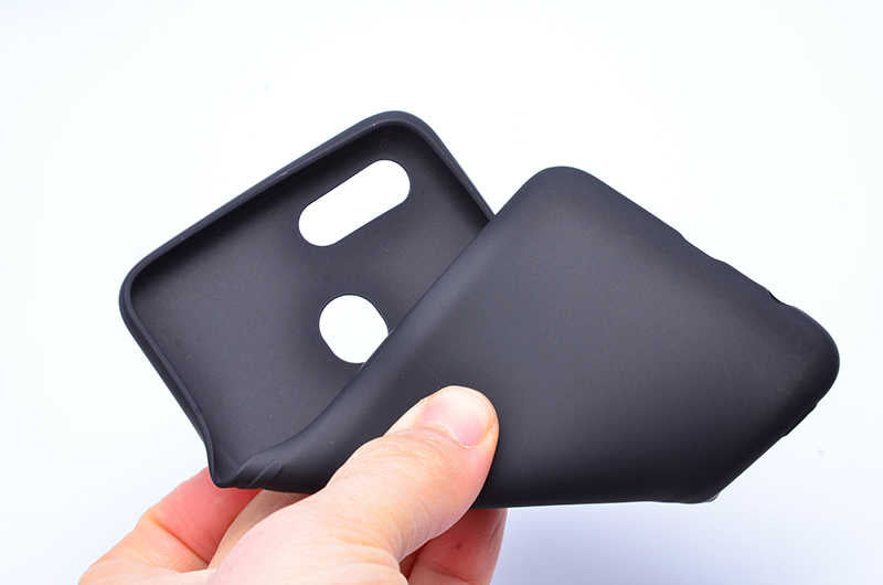 Oppo AX7 Kılıf Zore Premier Silikon Kapak Gold