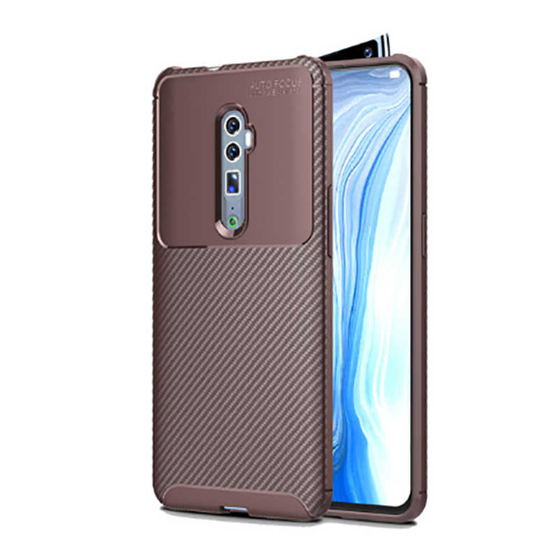 Oppo Reno 10X Zoom Kılıf Zore Negro Silikon Kapak Lacivert
