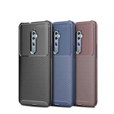 Oppo Reno 10X Zoom Kılıf Zore Negro Silikon Kapak Lacivert