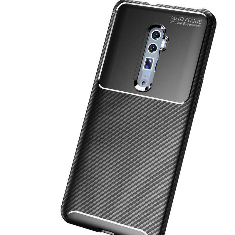 Oppo Reno 10X Zoom Kılıf Zore Negro Silikon Kapak Lacivert